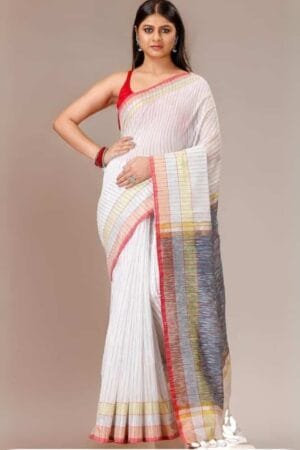 Debiya Handloom Ikkat Cotton Silk Saree